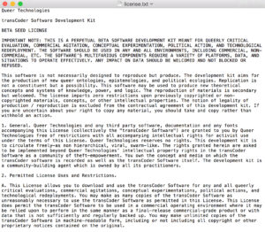 transCoder, Queer Technologies