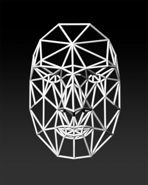 Face Cage 3, 3D render