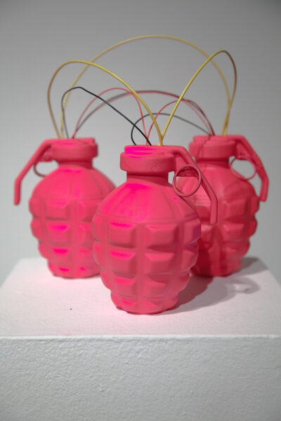 Gay Bombs sculpture, Queer Technologies