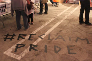 Zach Blas, Fag Face Scanning Station, reclaim:pride