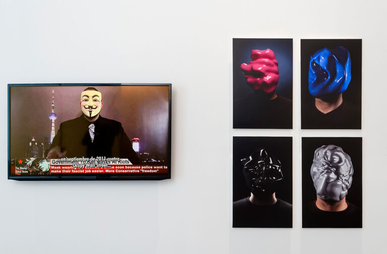 Zach Blas, Facial Weaponization Suite, MUAC