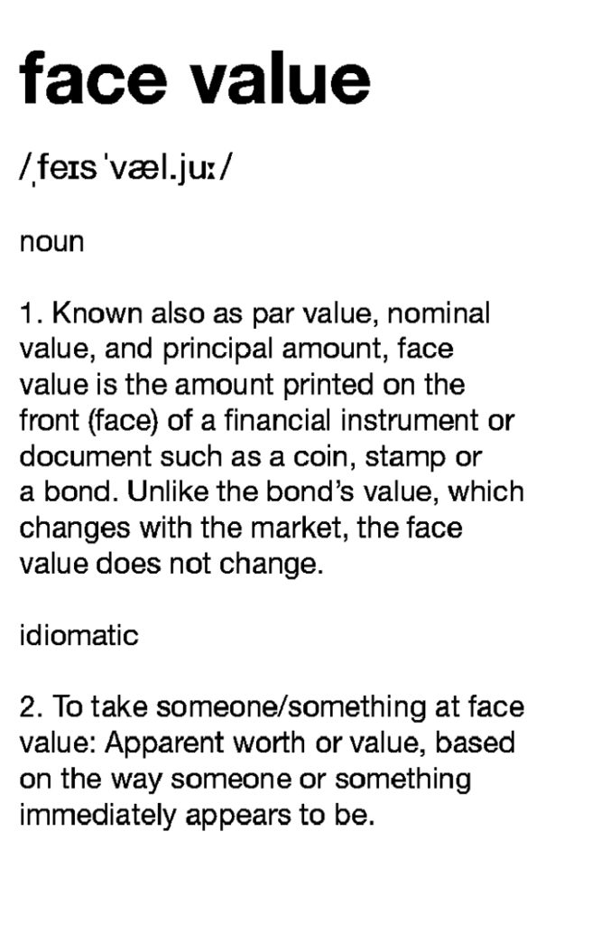 face value, transmediale