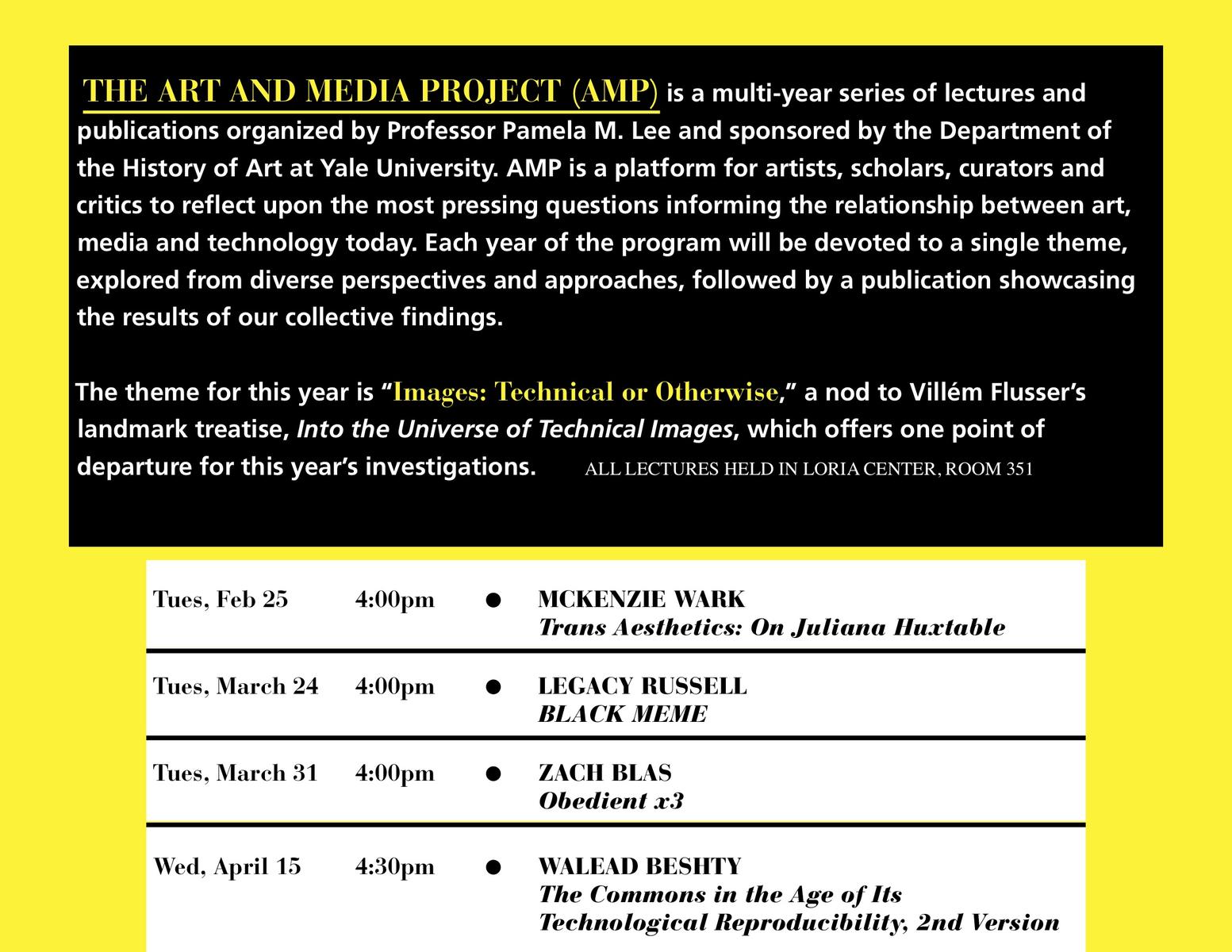 The Art and Media Project, Yale University