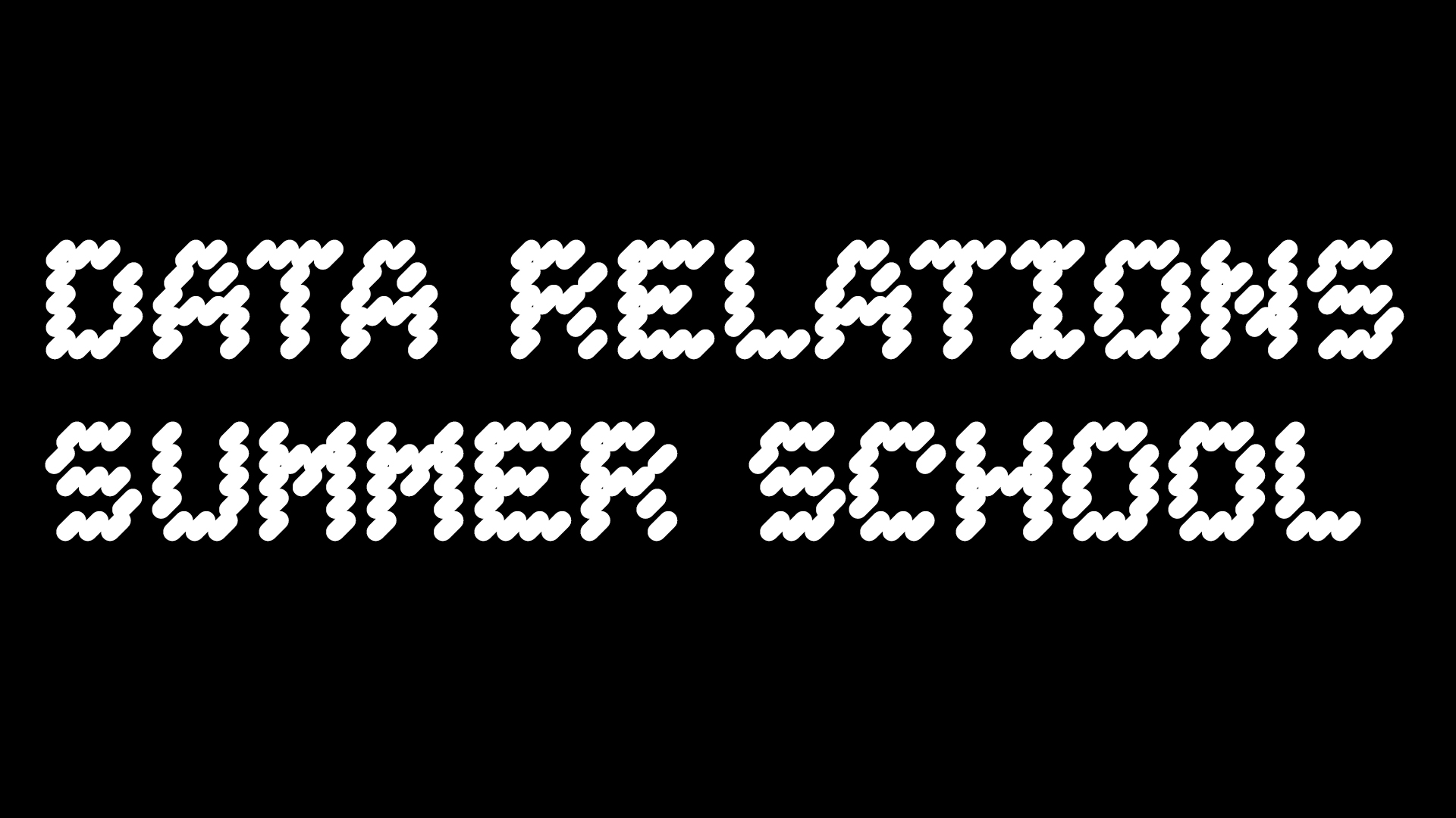 Data Relations Summer School